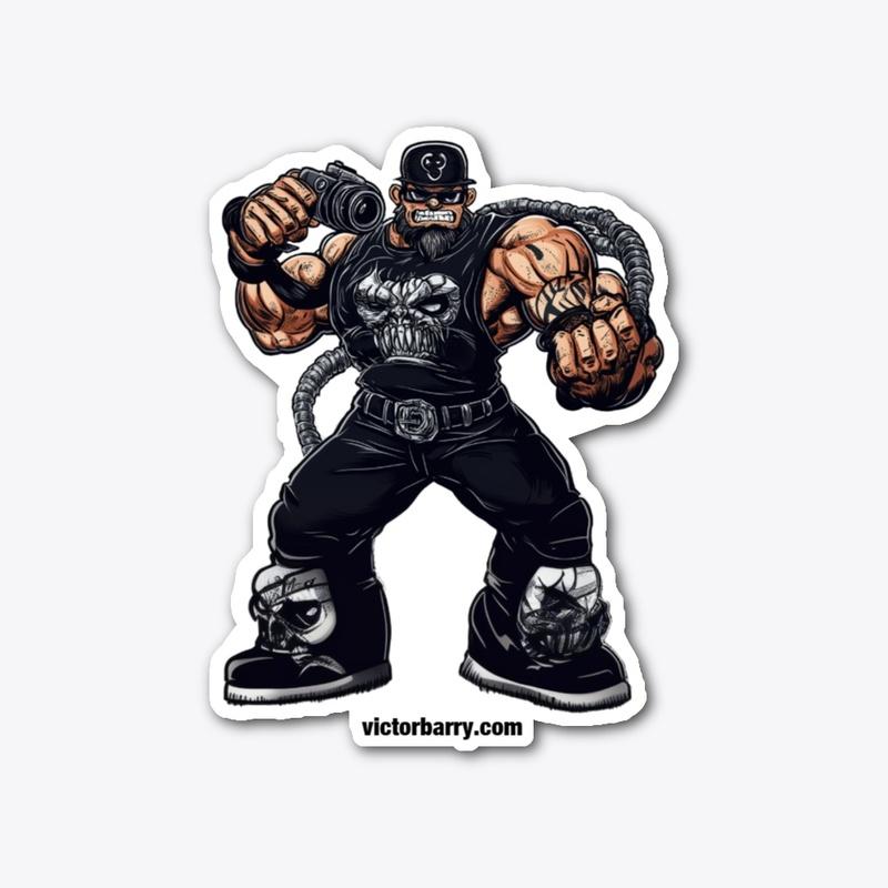 Rec Man Die Cut Sticker